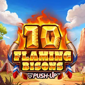 Slot machine 10-Flaming-Bisons