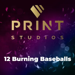 Slot machine 12-Burning-Baseballs