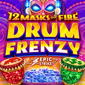 Slot machine 12-Masks-Of-Fire-Drums-Frenzy
