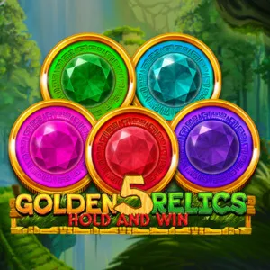 Slot machine 5-Golden-Relics-Hold-And-Win