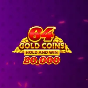 Slot machine 64-Gold-Coins-Hold-And-Win-20-000