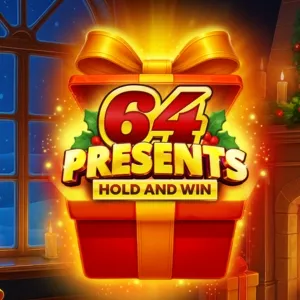 Slot machine 64-Presents-Hold-And-Win