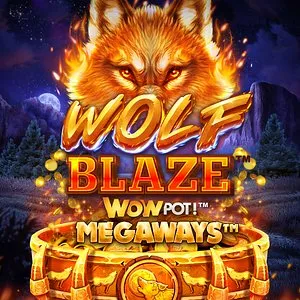 Caça-níqueis Wolf-Blaze-Wowpot-Megaways